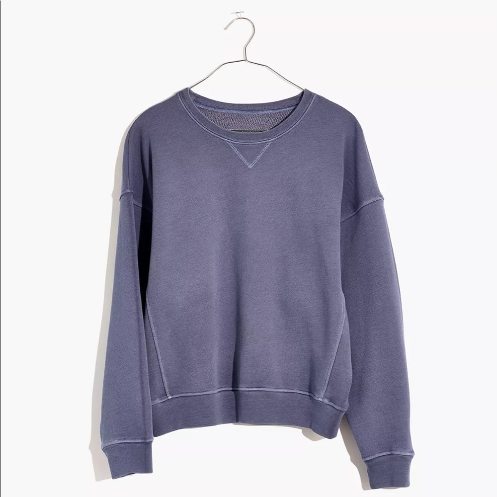 Madewell Rivet & Thread Logo Rib-Insert Sweatshirt - Picture 4 of 10